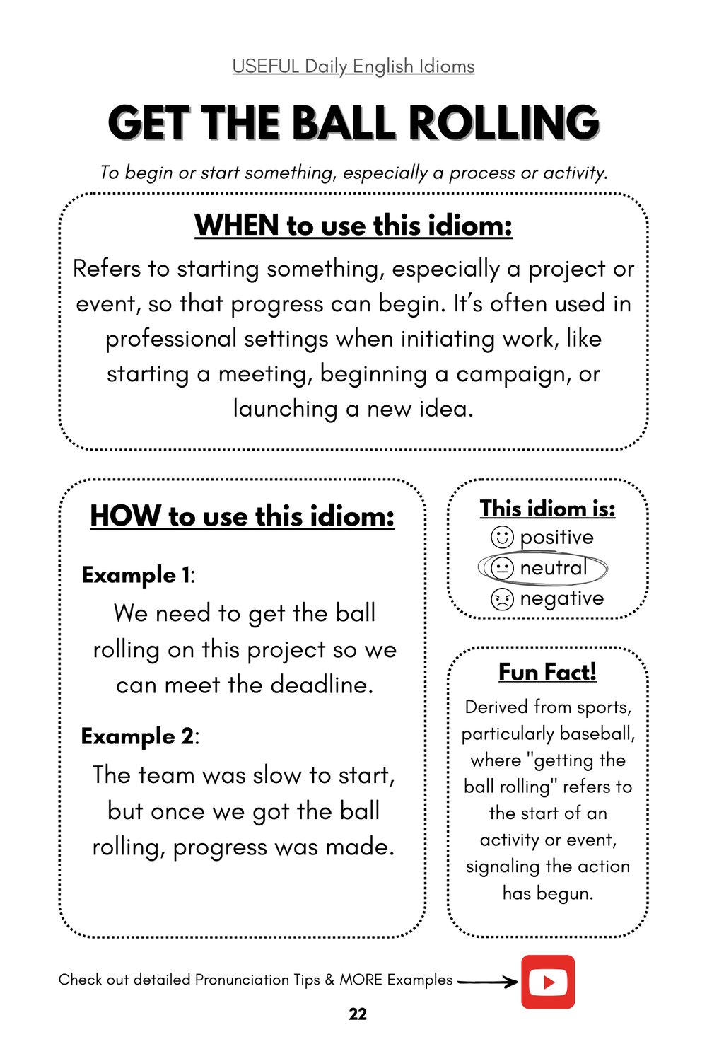 50+ USEFUL English Idioms | Cami's English Corner | Resources to